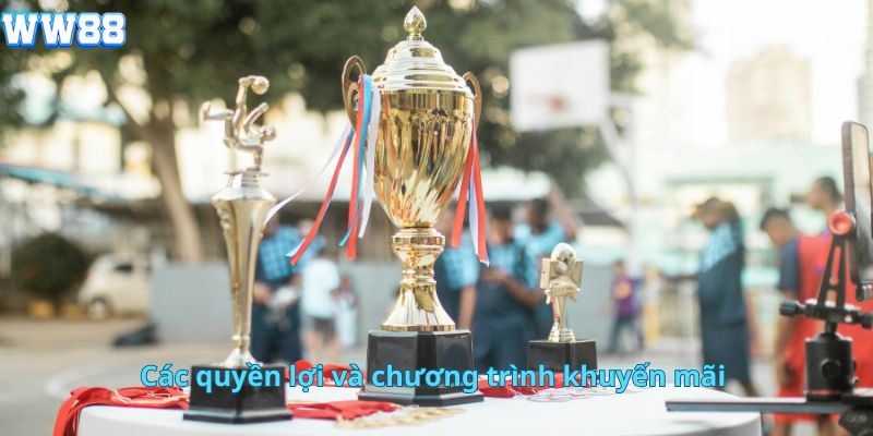 Các quyền lợi và chương trình khuyến mãi tại thể thao WW88